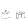 Melamin - Tables de rinçage
