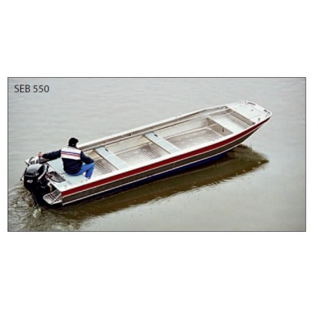Barges aluminium à fond plat