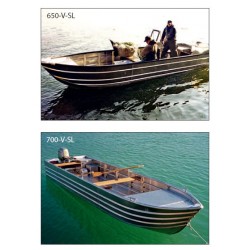 Bateaux de pêche aluminium