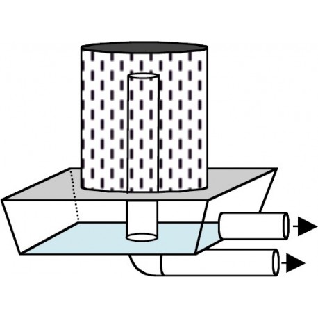 Double Drain Outlet aquaculture france