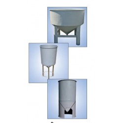 GRP Cylindroconical tank aquaculturefrance