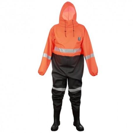 Combinaison de travail fluo