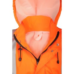Veste imperméable haute visibilité