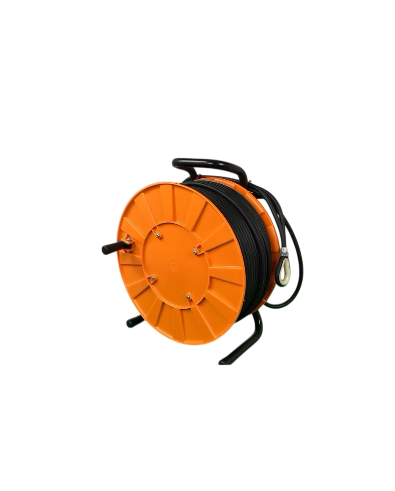 Cable reel for electrofishing