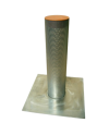 Vertical perforated cylindrical strainer aquaculture france