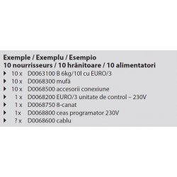 Alimentador espiral de EURO/4 para acuicultura