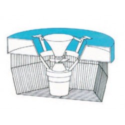 Aireador de superficie Pliz para piscinas y estanques aquaculture france