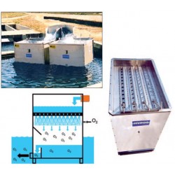 Hypos gravity aerator LHO aquaculture france