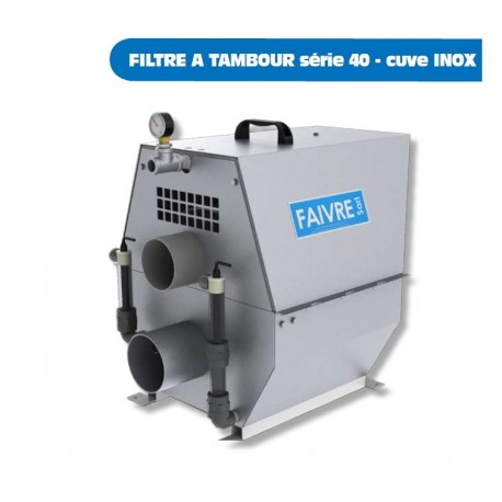 Filtre à tambour série 40 FAIVRE aquaculture france