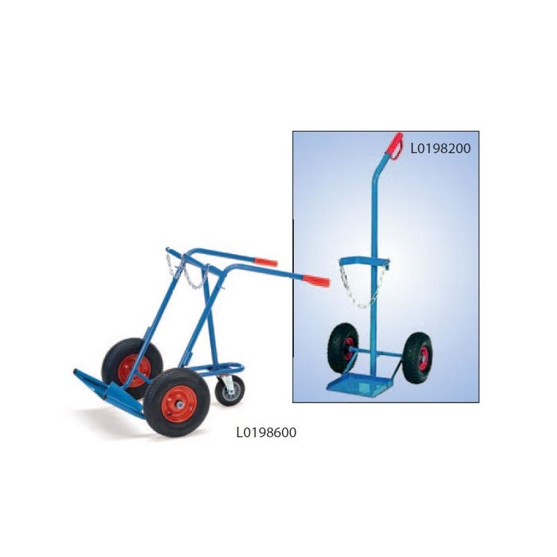 Chariots pour bouteille d'oxygène